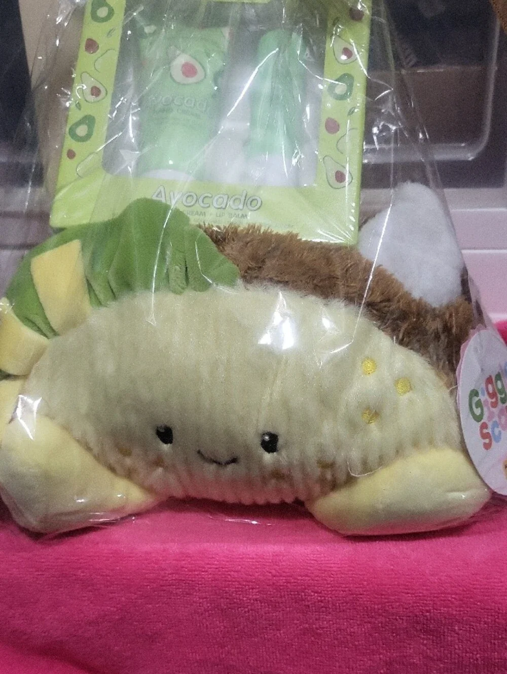 Avocado Hand Cream & Lip Balm Gift Set - Green